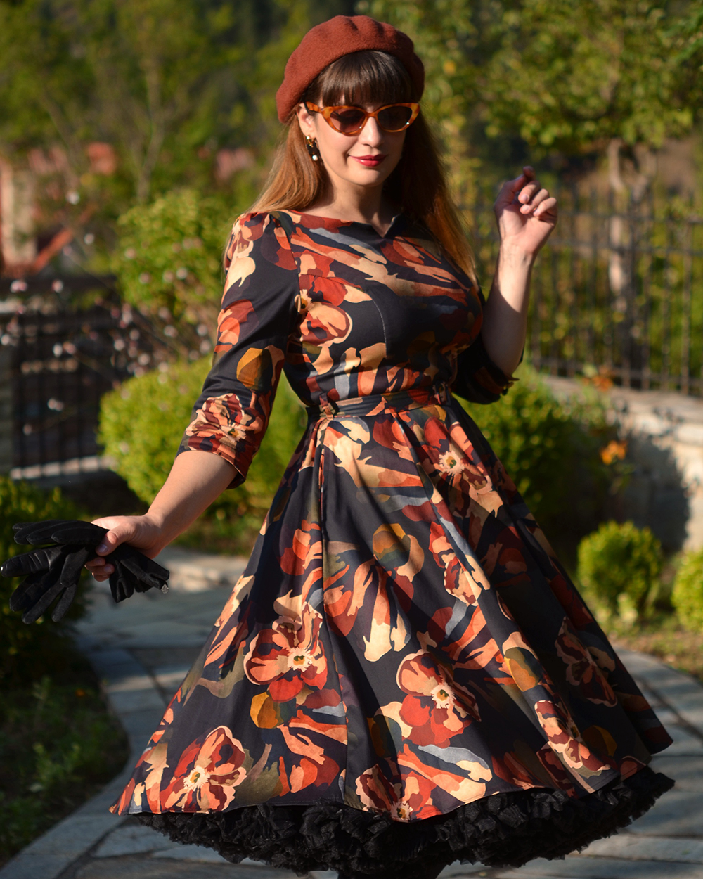 Mabel Floral Swing Dress